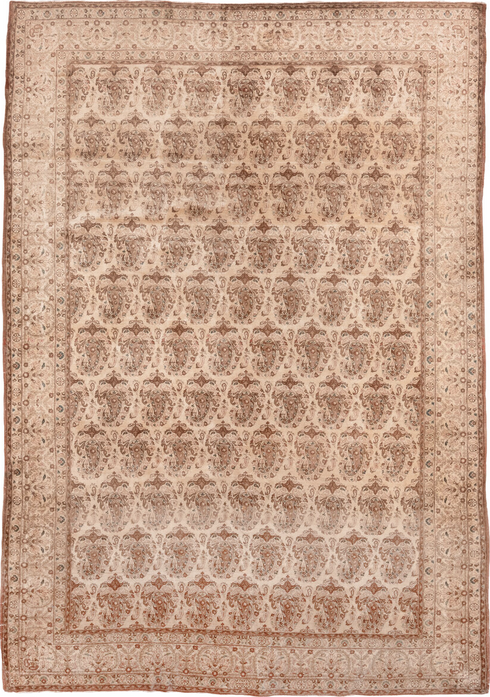 Antique Qum Area Rug (7' x 10')
